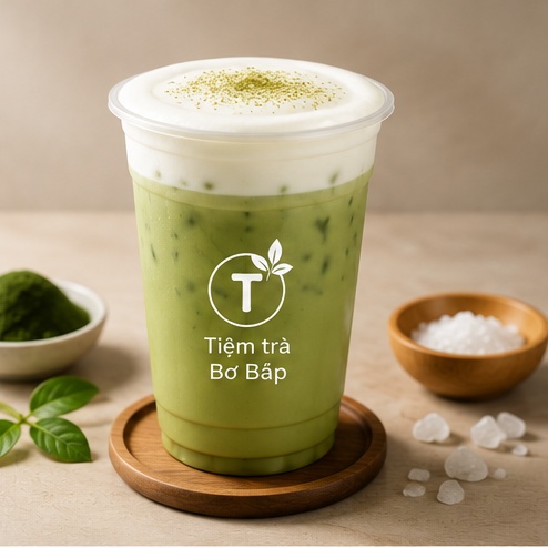 Matcha latte kem mặn